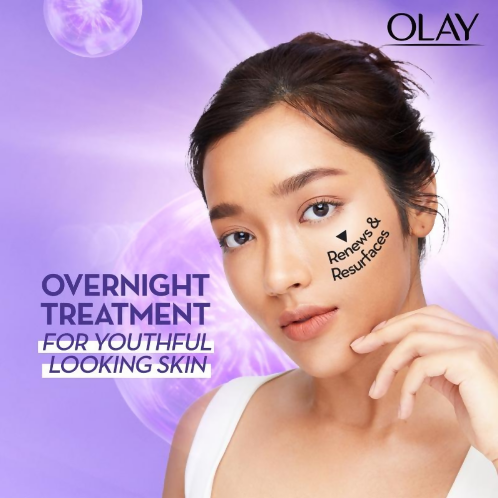 Olay Retinol Kit For Overnight Repair, Anti-Ageing Night Cream With Cleanser