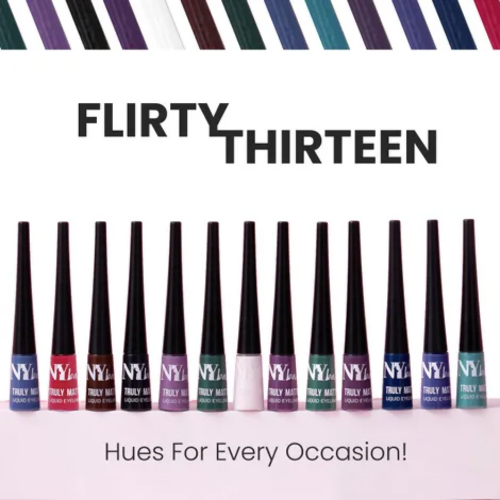NY Bae Truly Matte Liquid Eyeliner - Bold Black