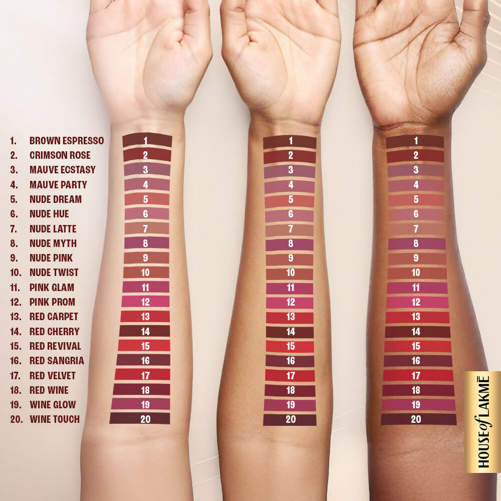 Lakme Ultimate Glam Matte Liquid Lipstick - Pink Prom