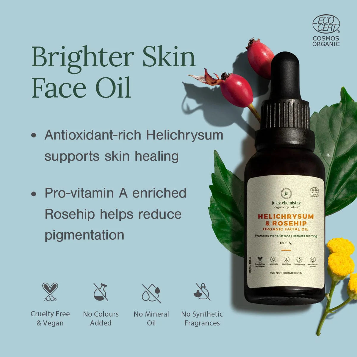 Helichrysum and Rosehip Facial Oil