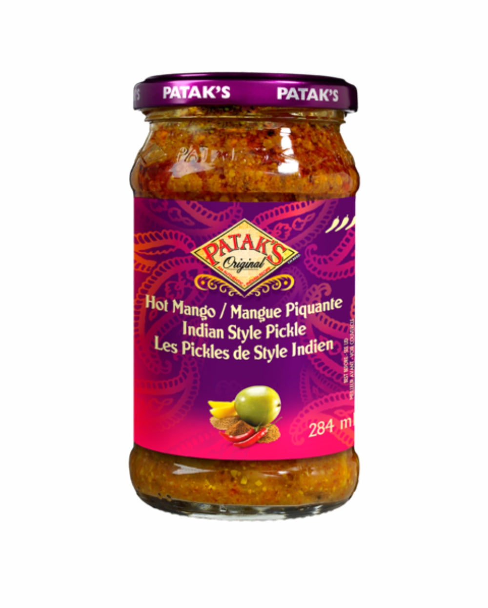 Patak's Pickle Hot Mango Indian Style 290ml