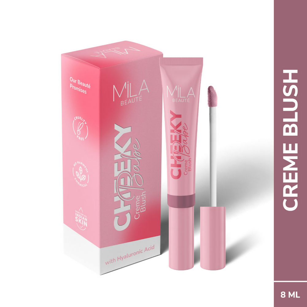 Mila Beaute Cheeky Babe Cream Blush - Mauve It