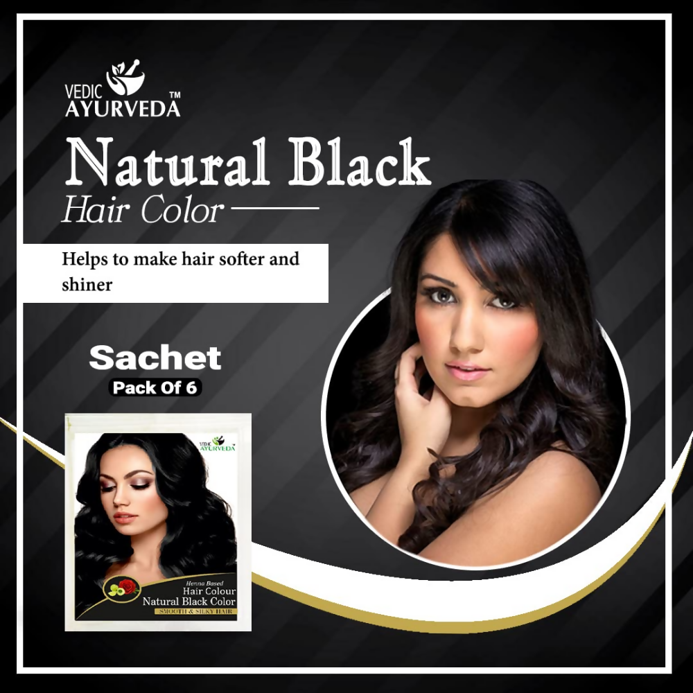 VedicAyurveda Henna Hair Color - Black