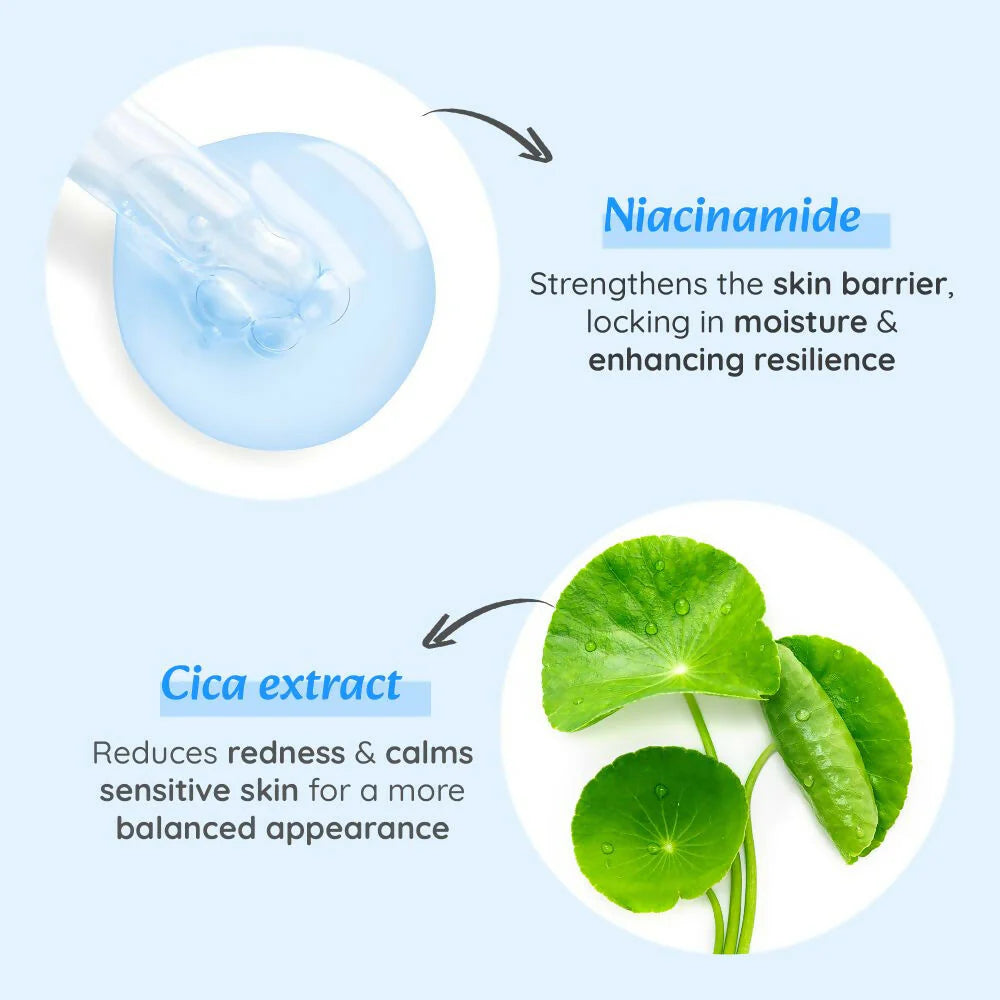 WildOak 10% Niacinamide Alpha Arbutin Cica Face Serum | Reduces Sebum Pigmentation, Evens Skin Tone & Minimises Pores | Skin Brightening & Acne Scar | 30ml