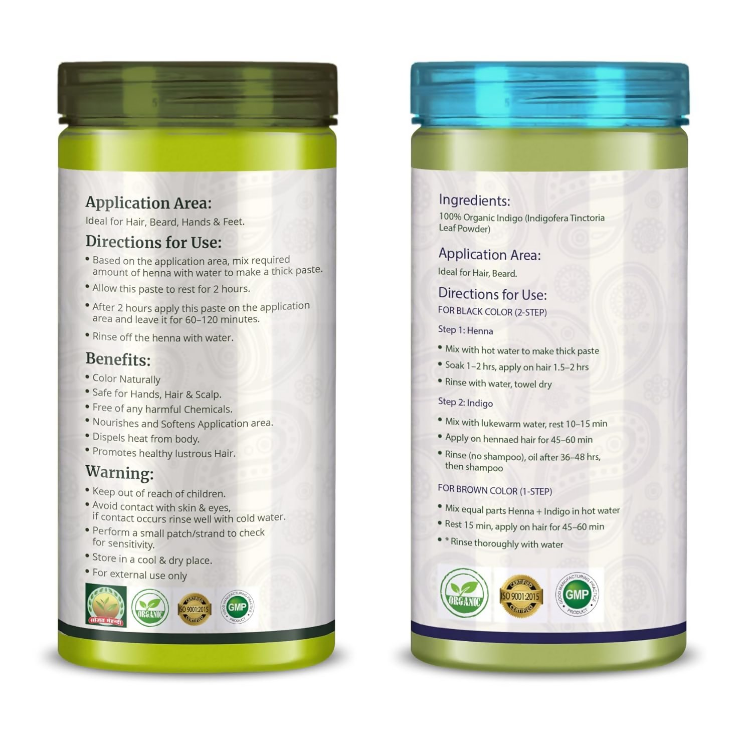 First Plant Natural Hair Dye Combo Pack For Black