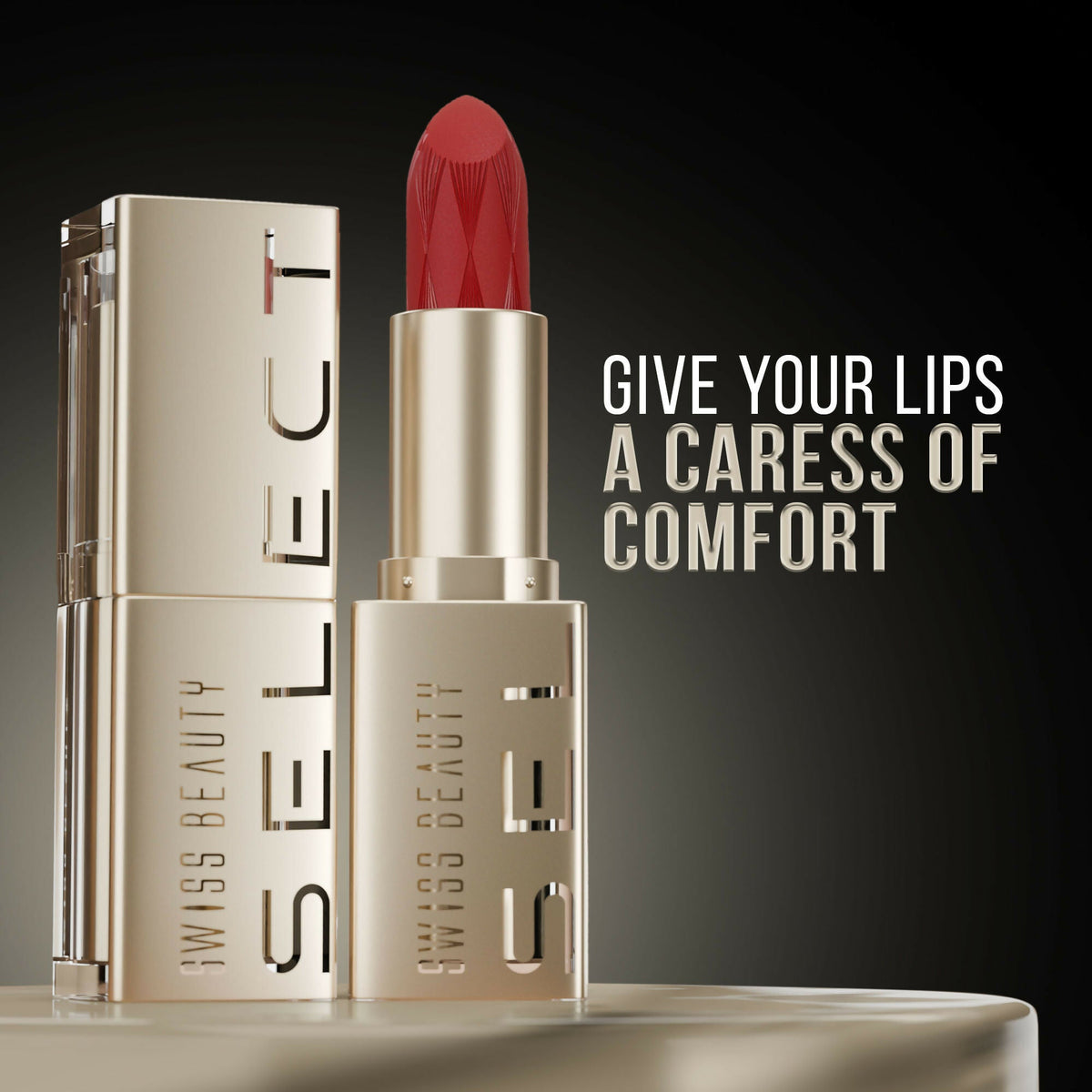 Swiss Beauty Select Creme Touch Hydrating Lipstick - 12 Worthy Wine