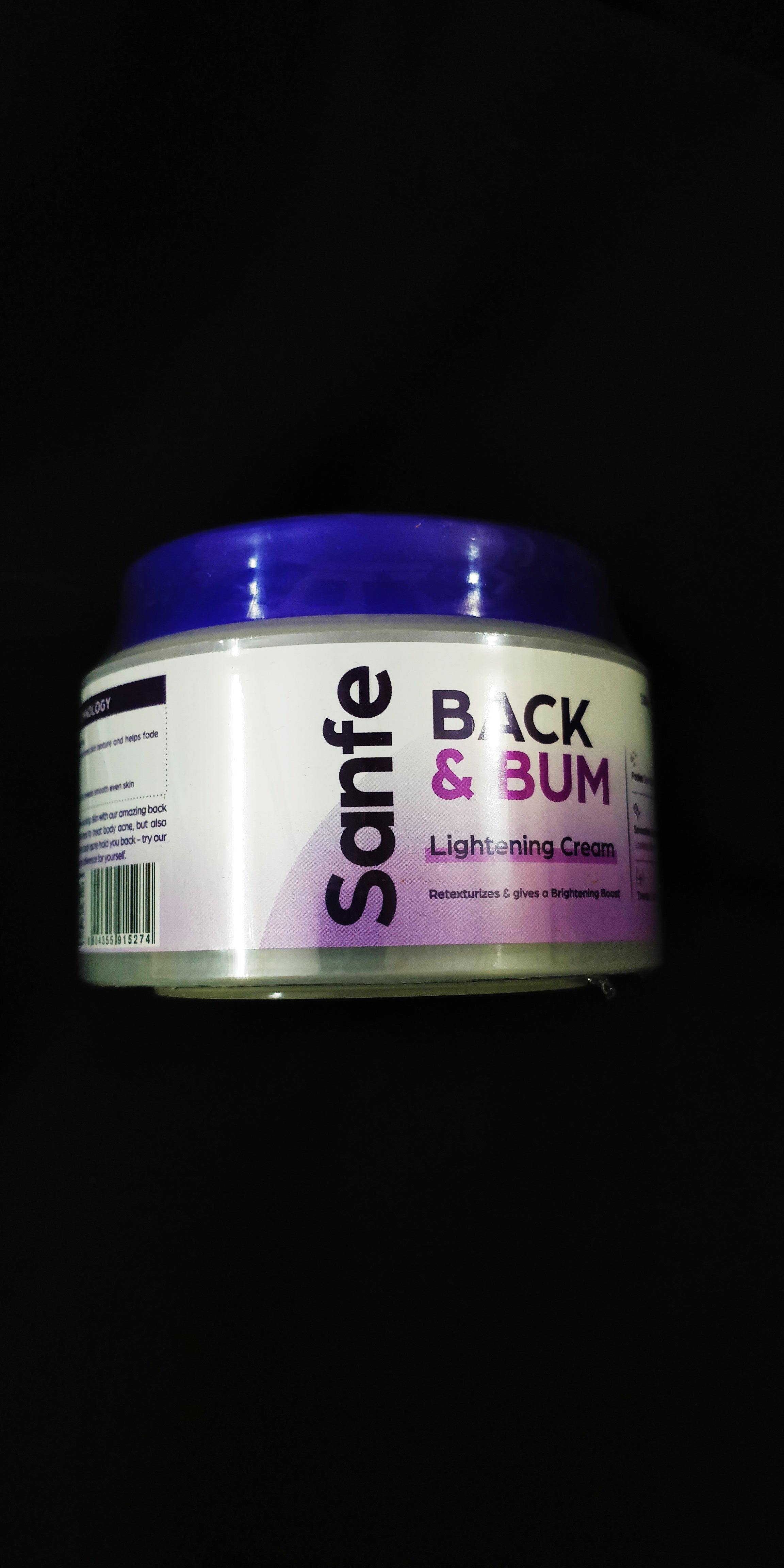 Sanfe Intimate Lightening Serum With Orange Peel Brightening Back And Bum Cream