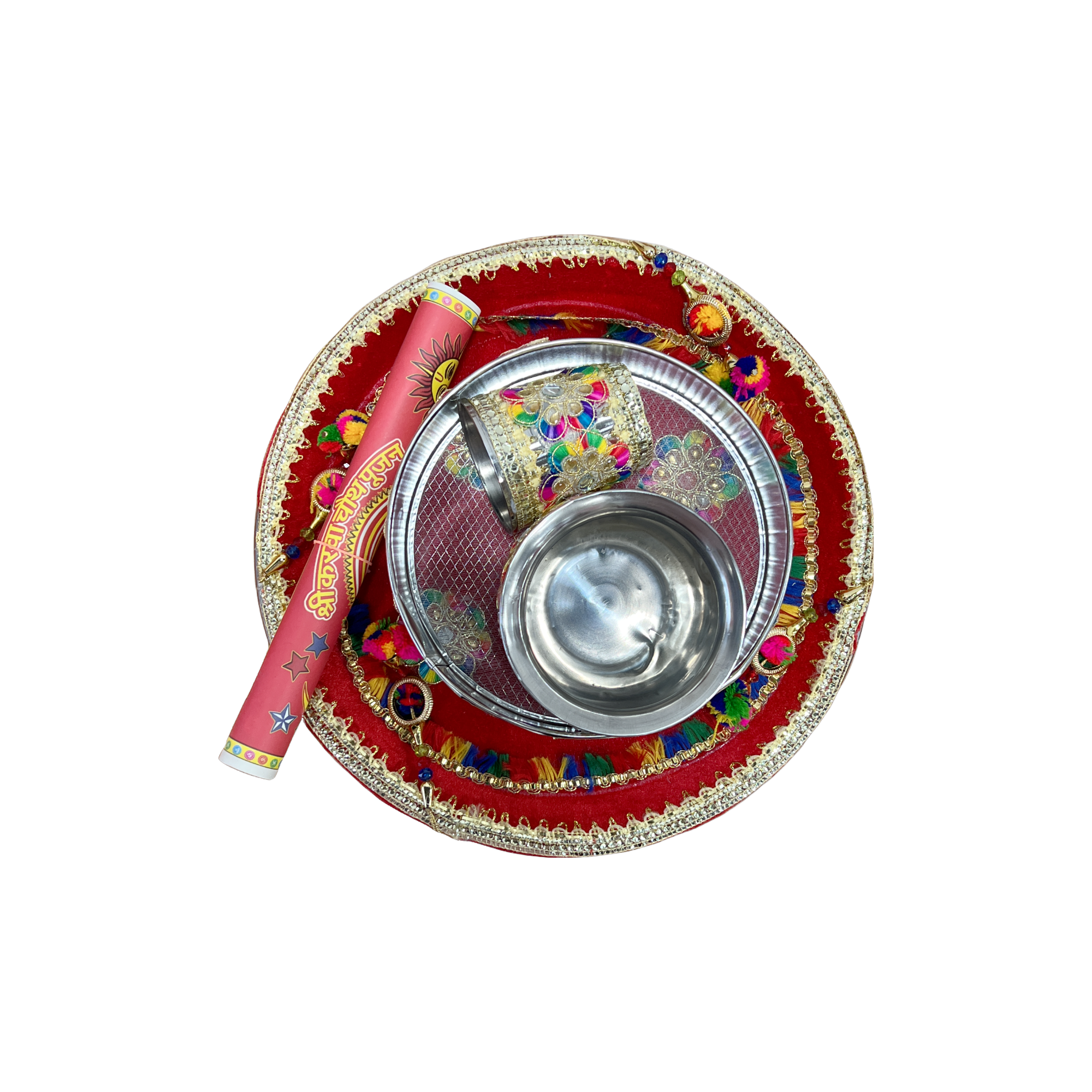 Shyam Creation Karwa Thali Set