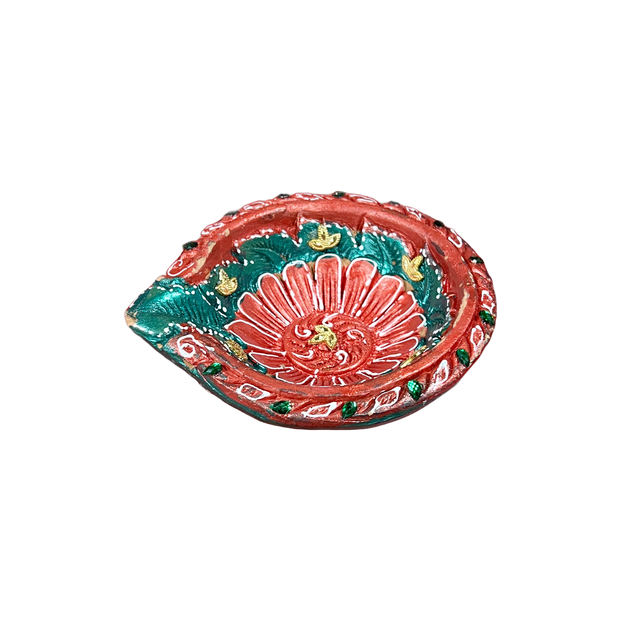 Divine Colourful Akkhand Diya