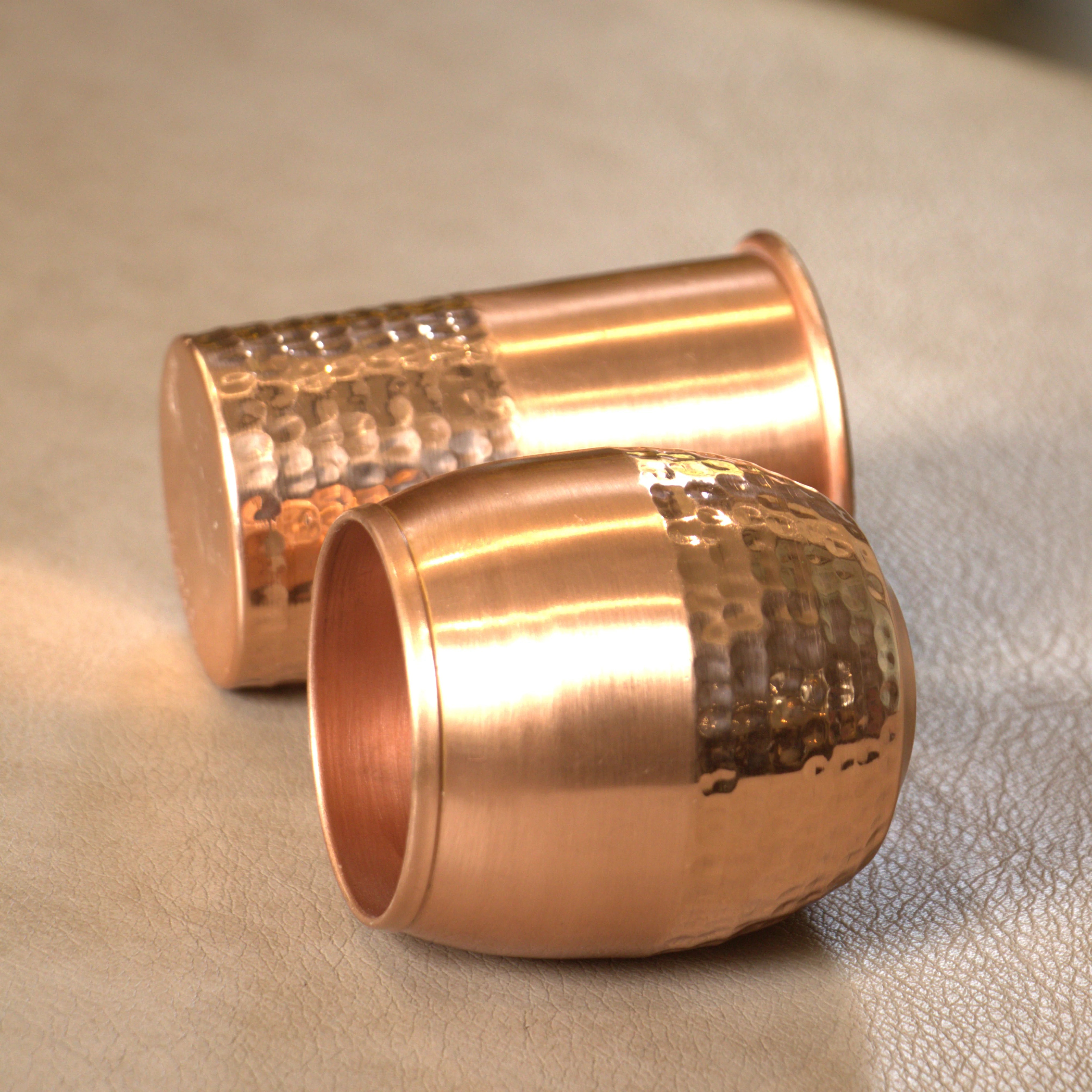 Health Smith Pure Copper Modern Glass - Lacquered for Shine & Protection