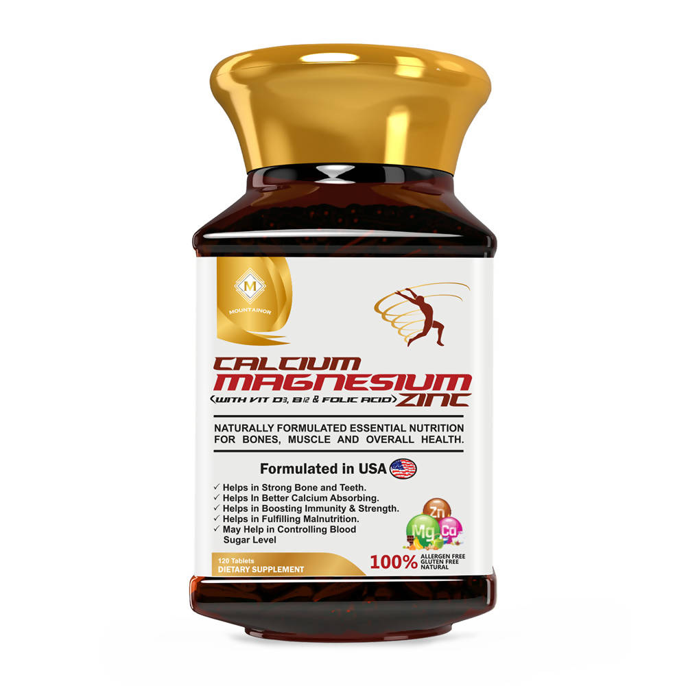 Mountainor Calcium, Magnesium & Zinc Tablets