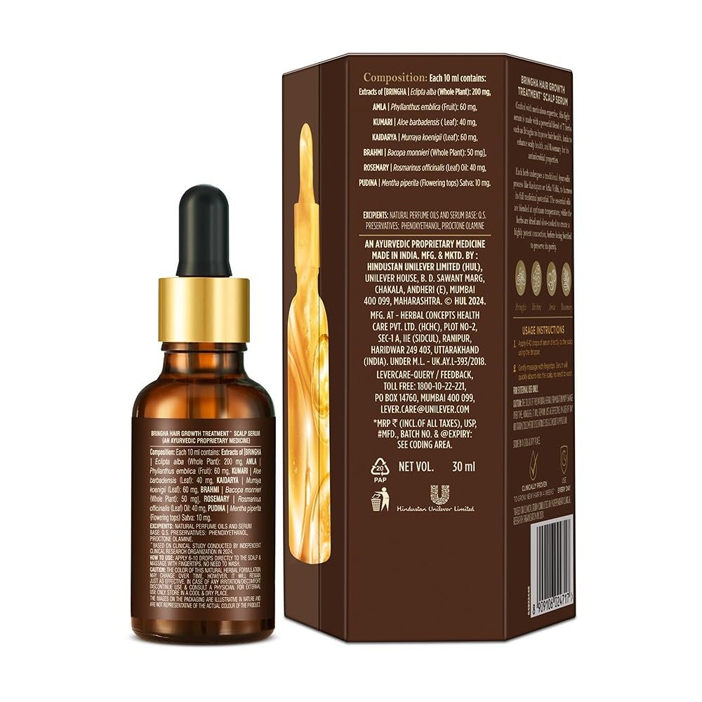 Indulekha Bringha Ayurvedic Hair Growth Treatment Scalp Serum