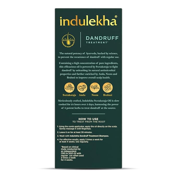Indulekha Svetakutaja Ayurvedic Hair Oil for Dandruff