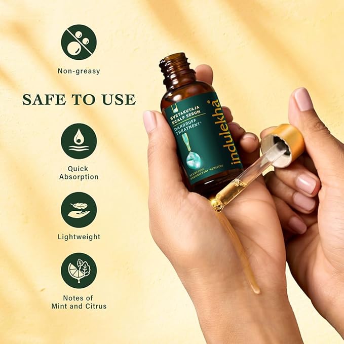 Indulekha Svetakutuja Dandruff Treatment Scalp Serum