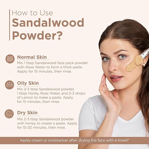 Indus Valley Bio Organic Sandalwood Face Pack Powder
