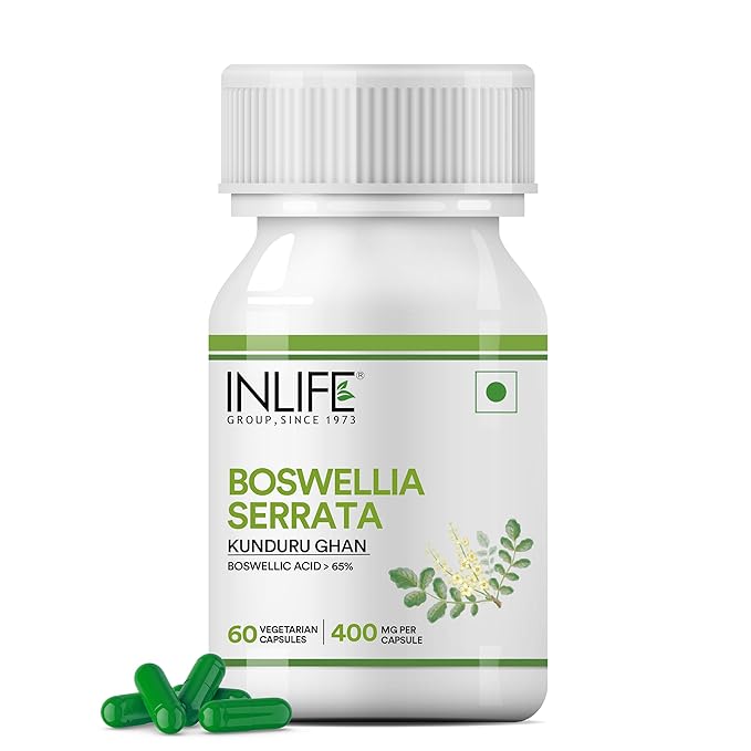 Inlife Boswellia Serrata 400mg Capsule 60 Vegetarian Capsules