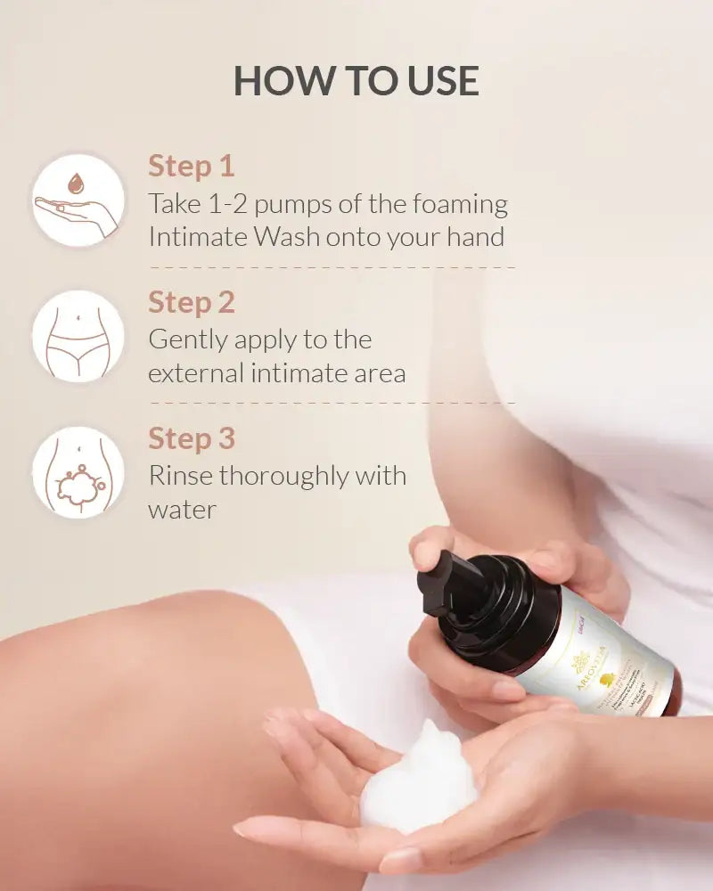 AreoVeda Natural Prebiotic Intimate Wash