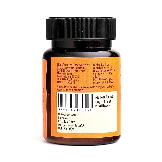 Isha Life Triphala Choorana Mathirai Tablet (60 tabs)