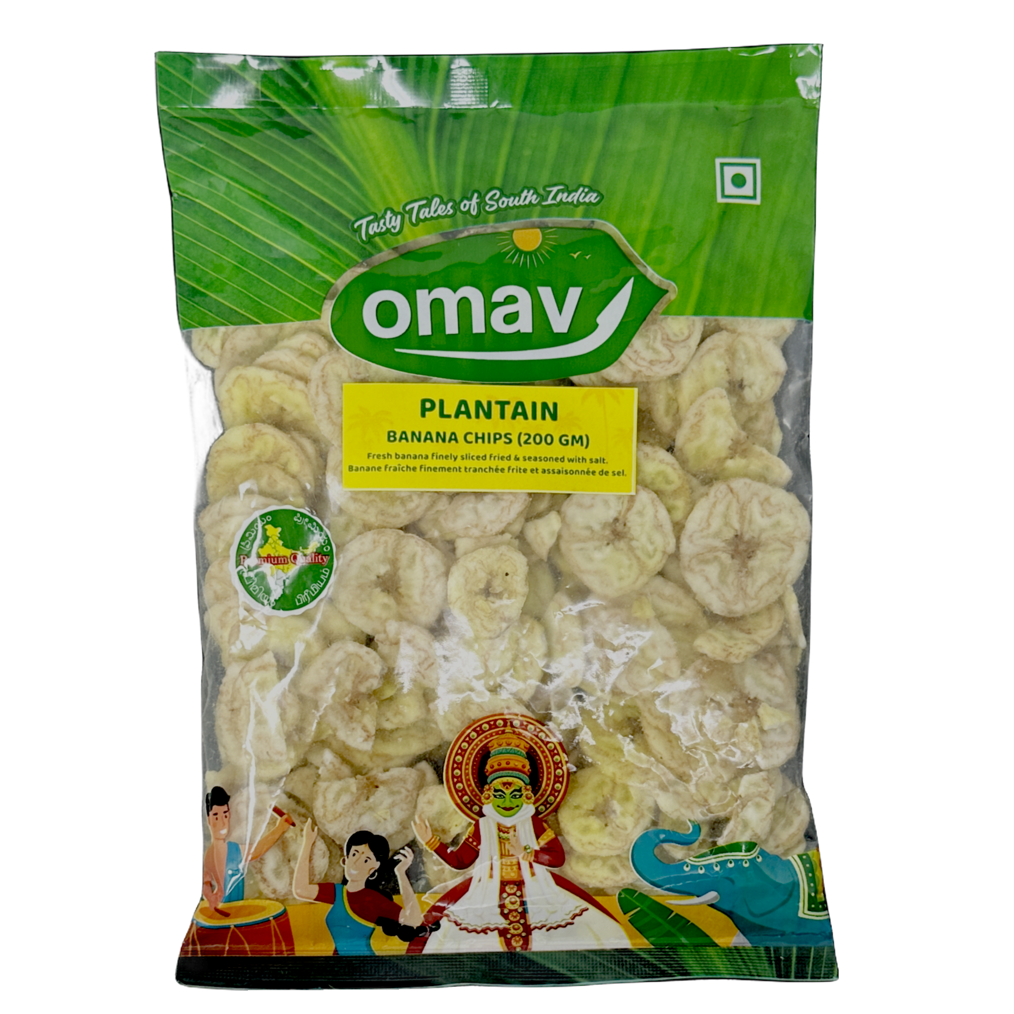 Omav Plantain Banana Chips 200g
