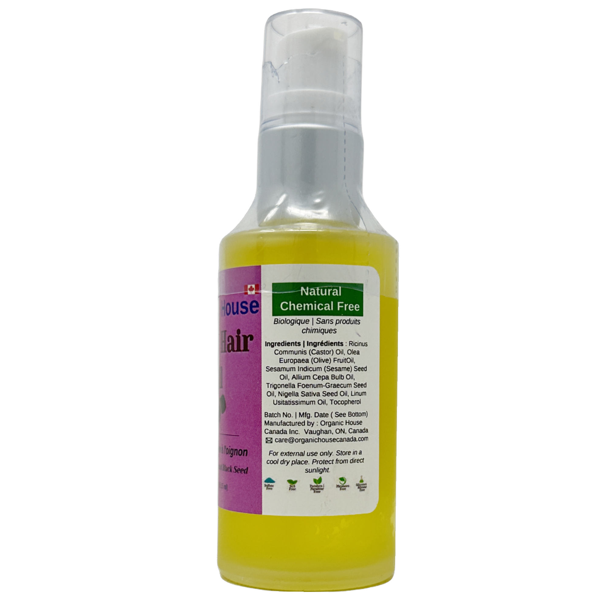 Organic House Onion Hair Oil