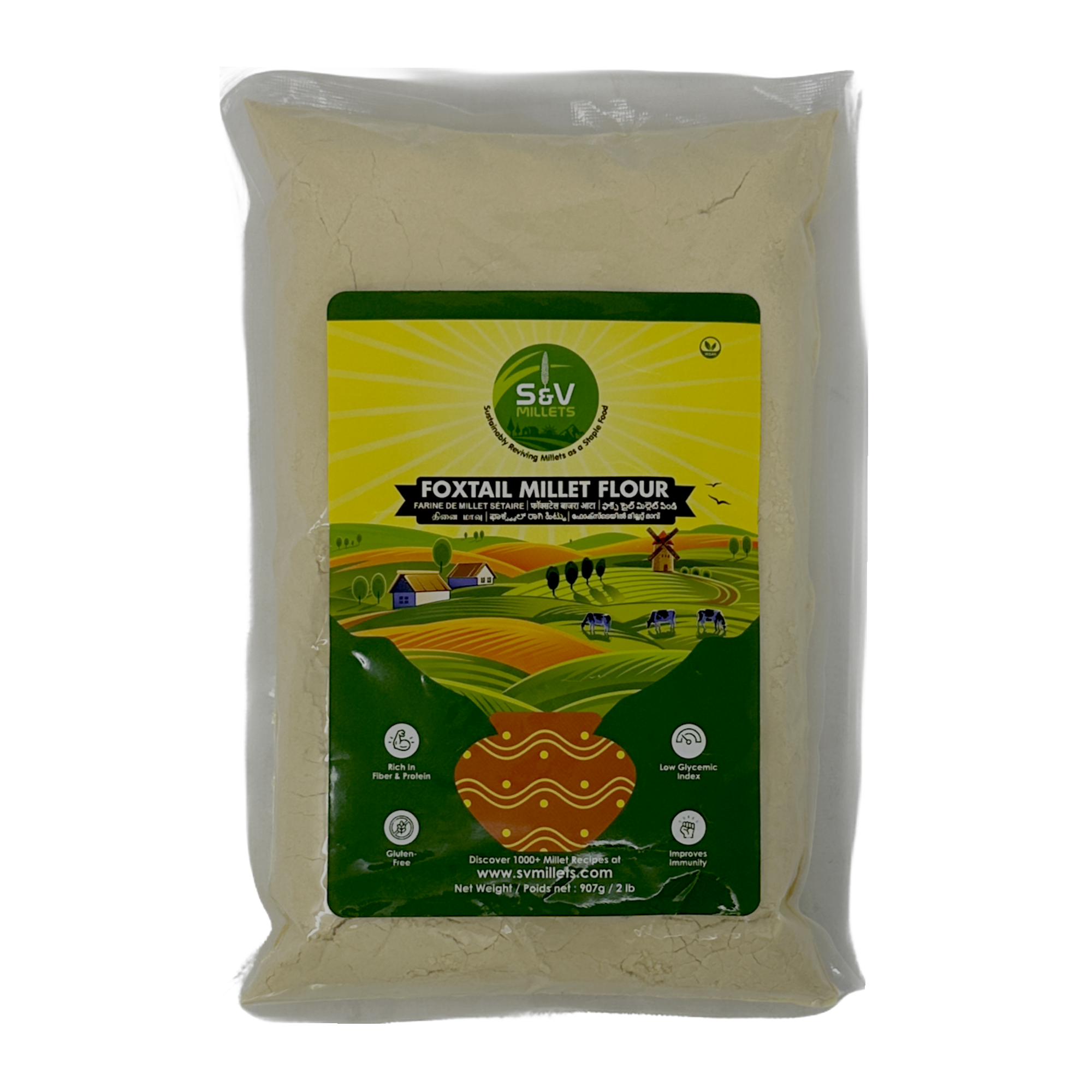 S&V Foxtail Millet Flour 2lb