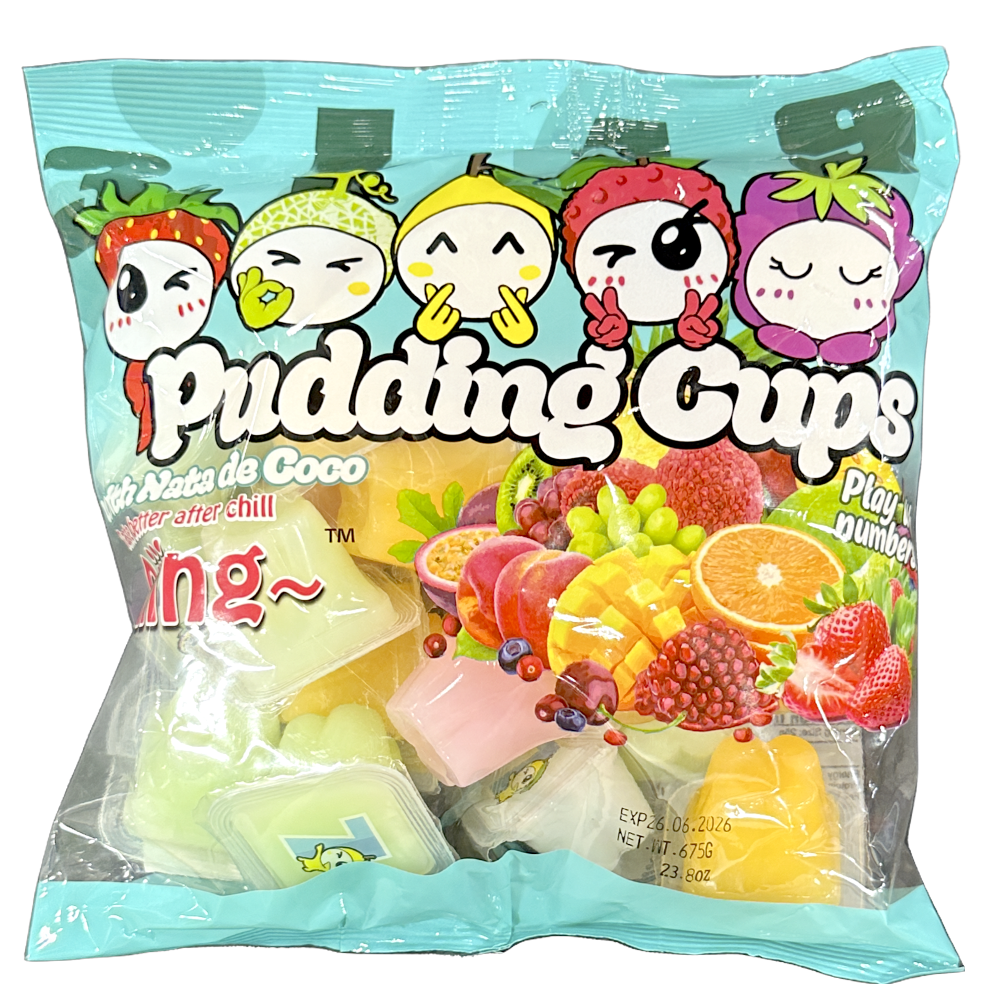 Aiiing Mini Jelly Pudding Cups (27x25g) 675g