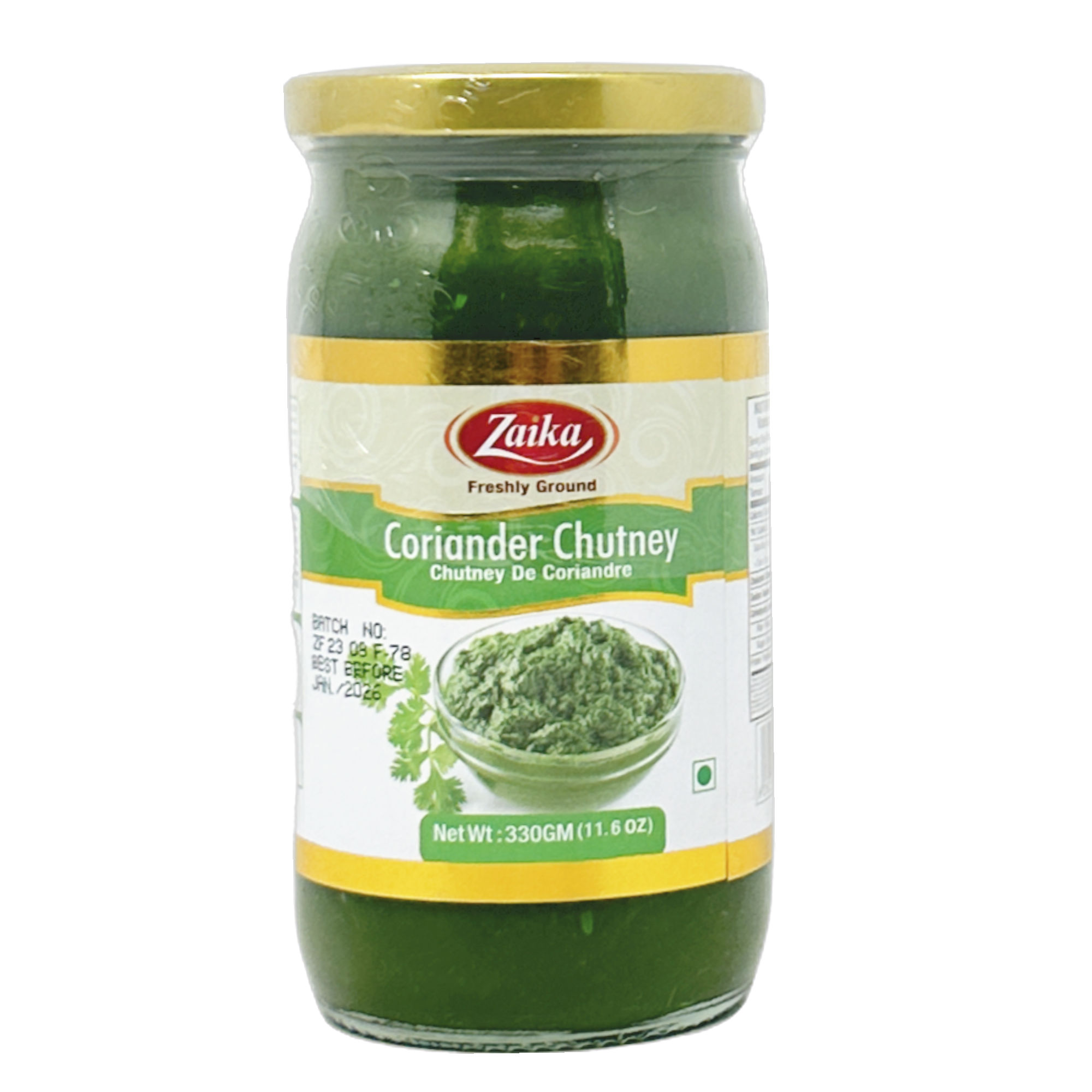 Zaika Coriander Chutney 330gm