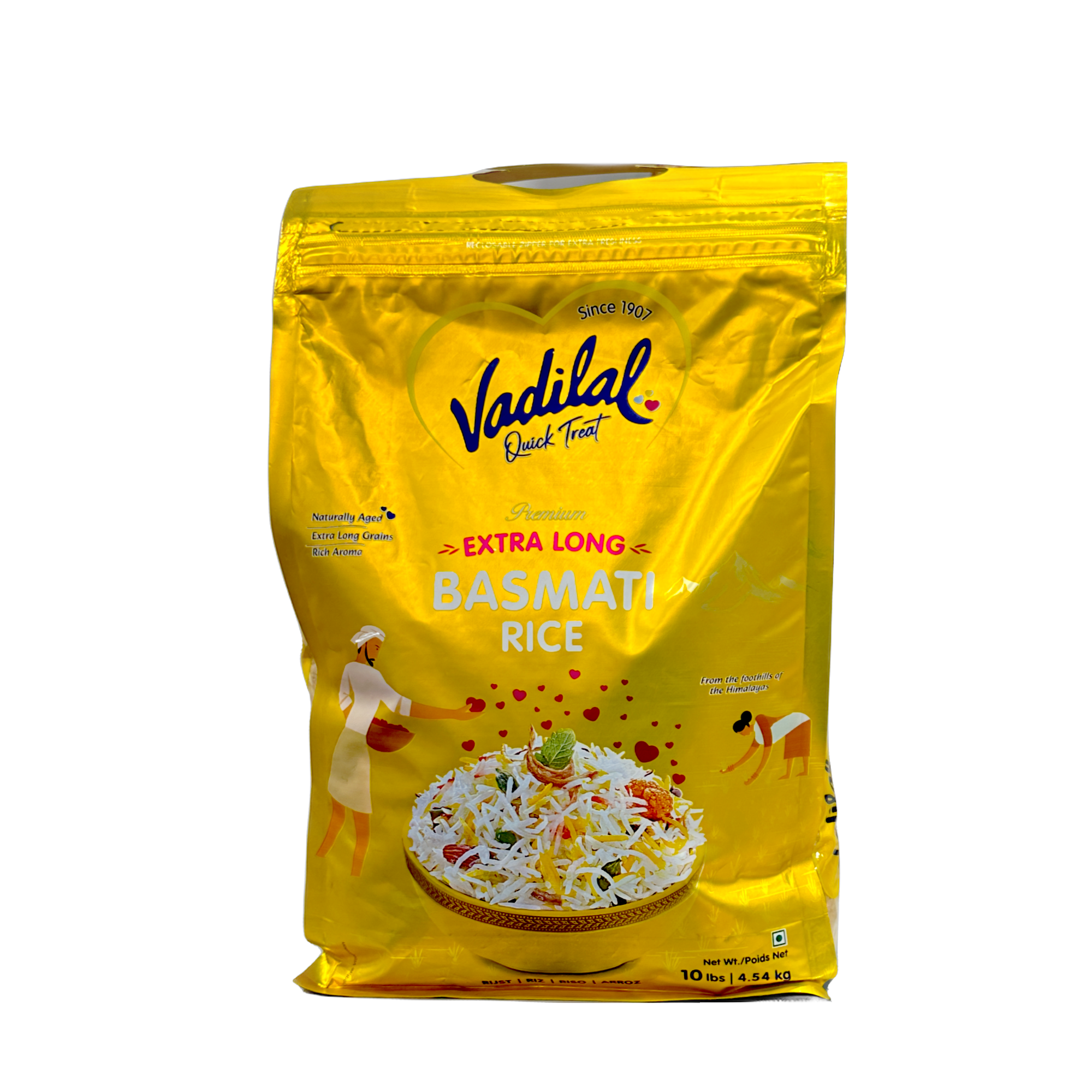 Vadilal Exrtra Long Basmati Rice 10lb