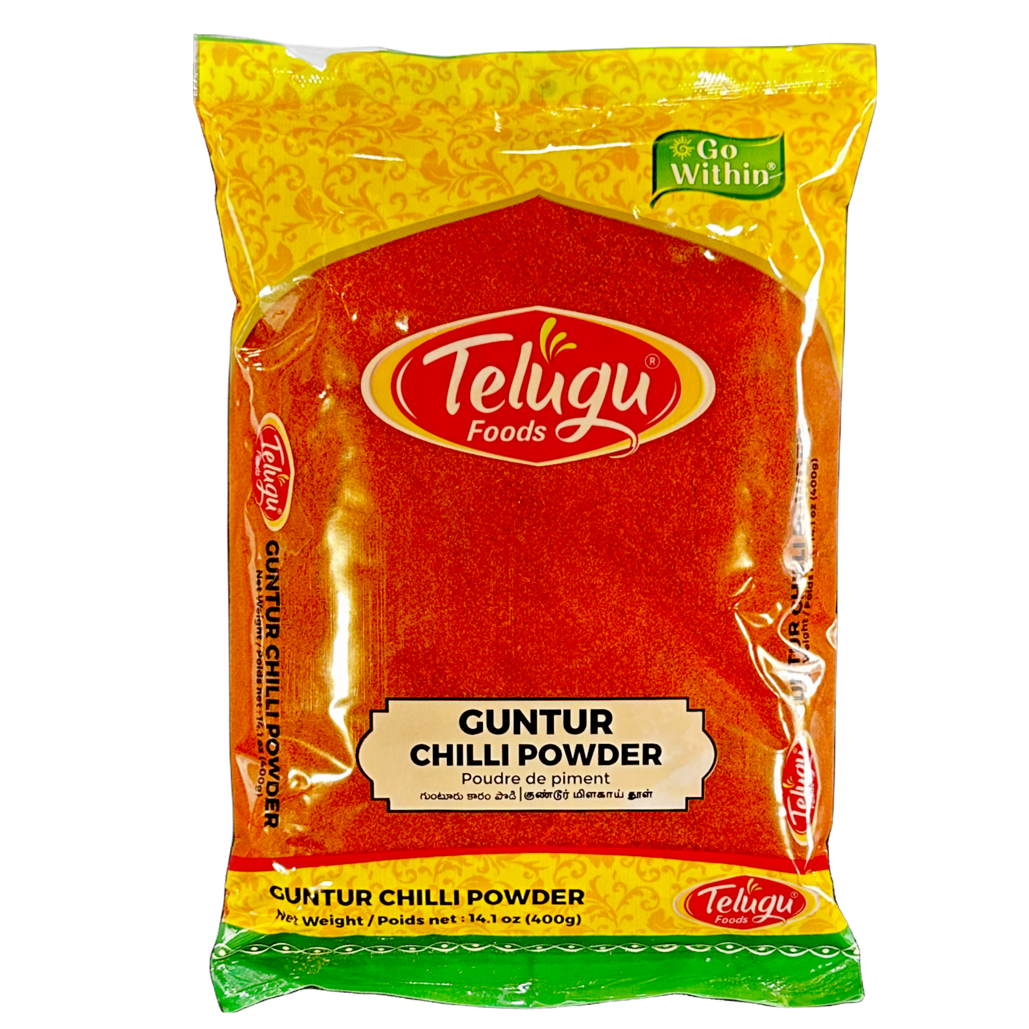 Telugu Foods Guntur Chilli Powder 400g