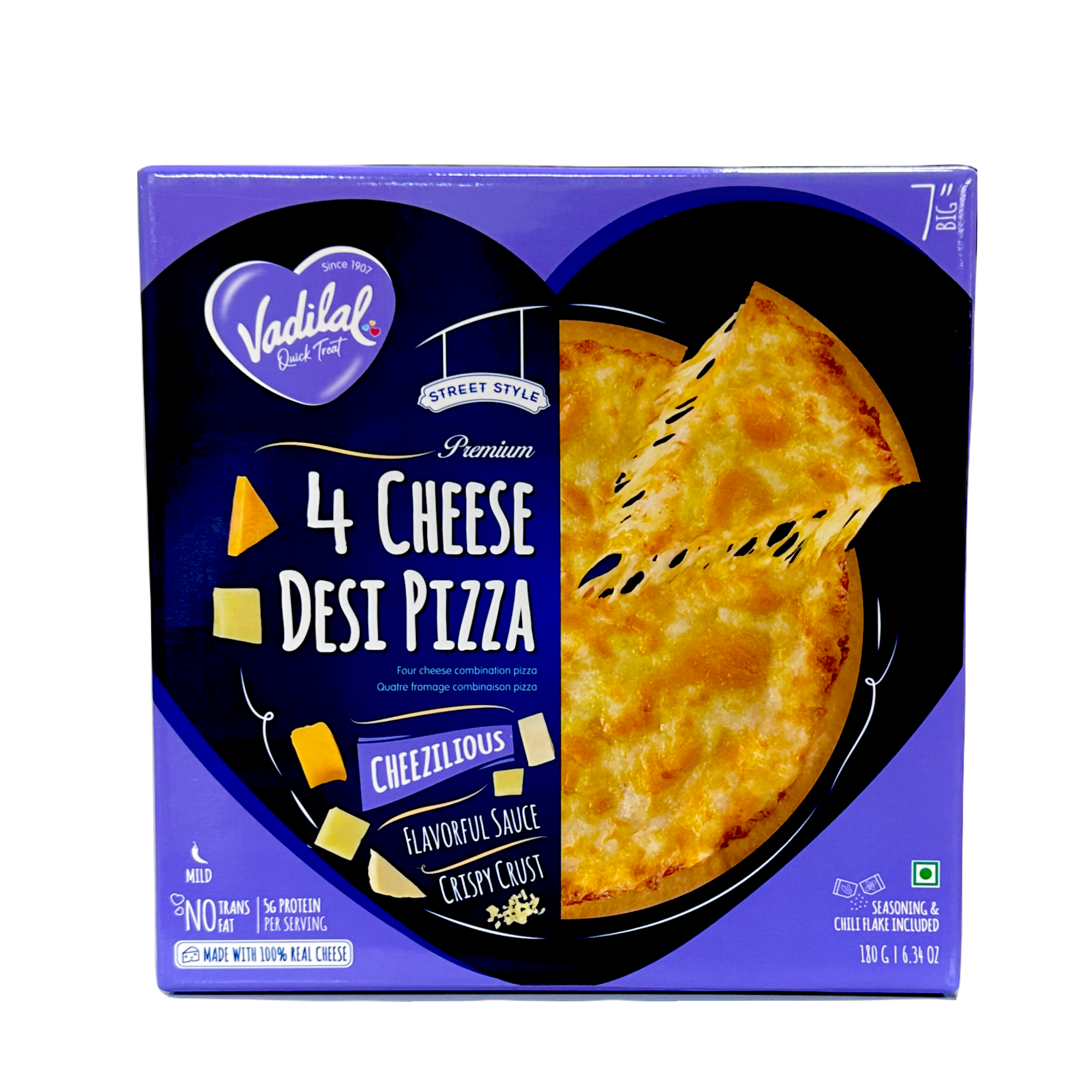 Vadilal 4 Cheese Desi Pizza 180g