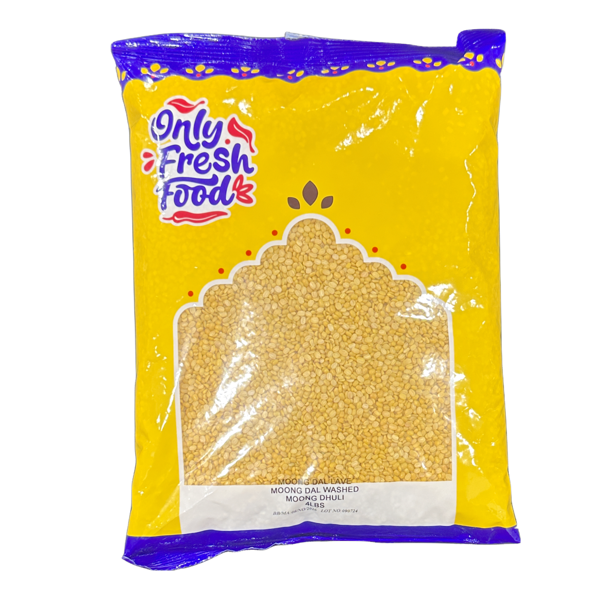 Only Fresh Food Moong Dal 4lbs
