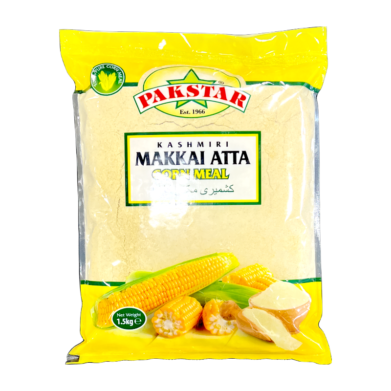 Pakstar Kashmiri Makkai Atta 1.5kg (Corn Meal)