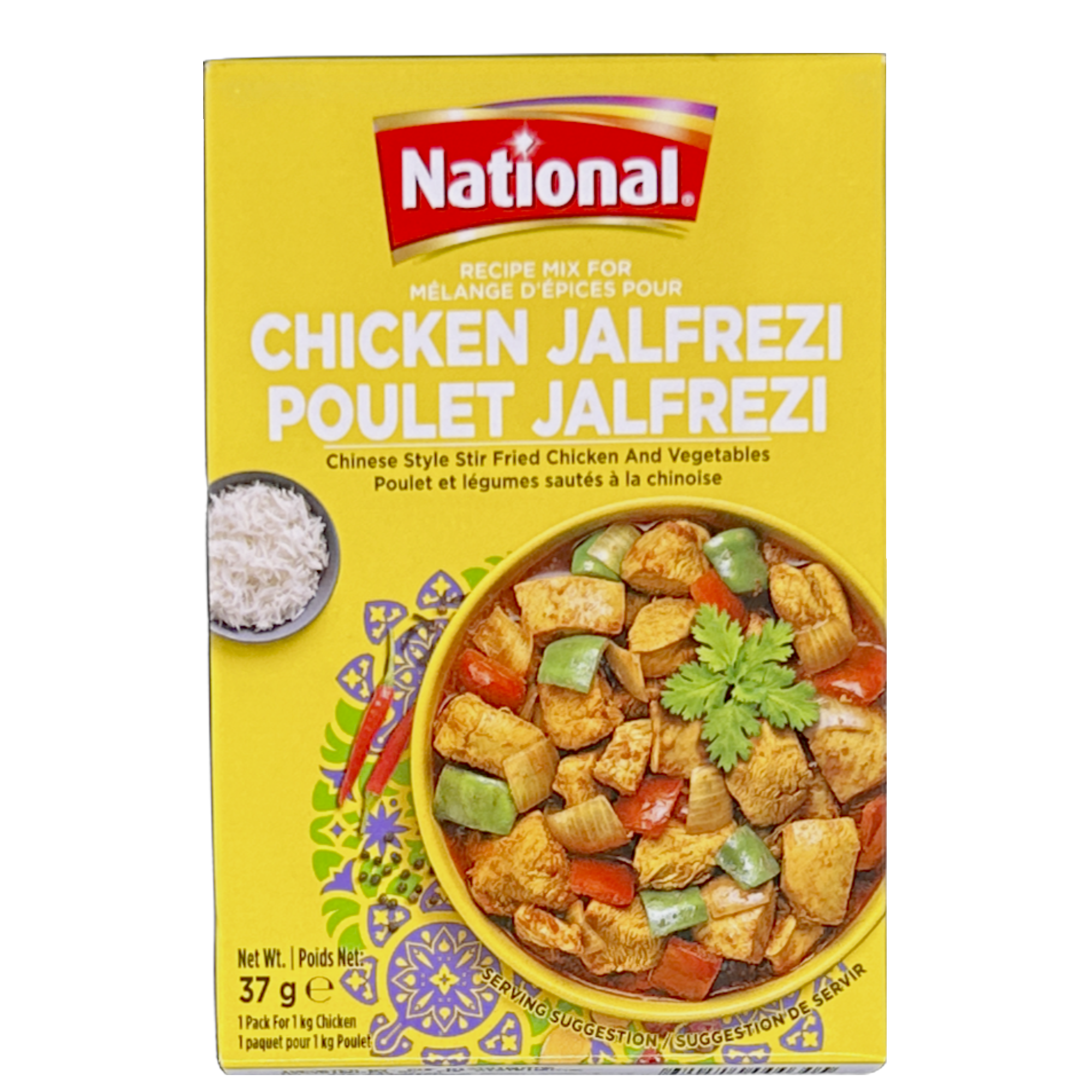 National Seasoning Mix Chicken Jalfrezi 37g