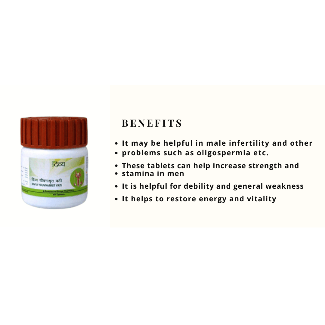 Benefits Patanjali Divya Youvnamrit Vati