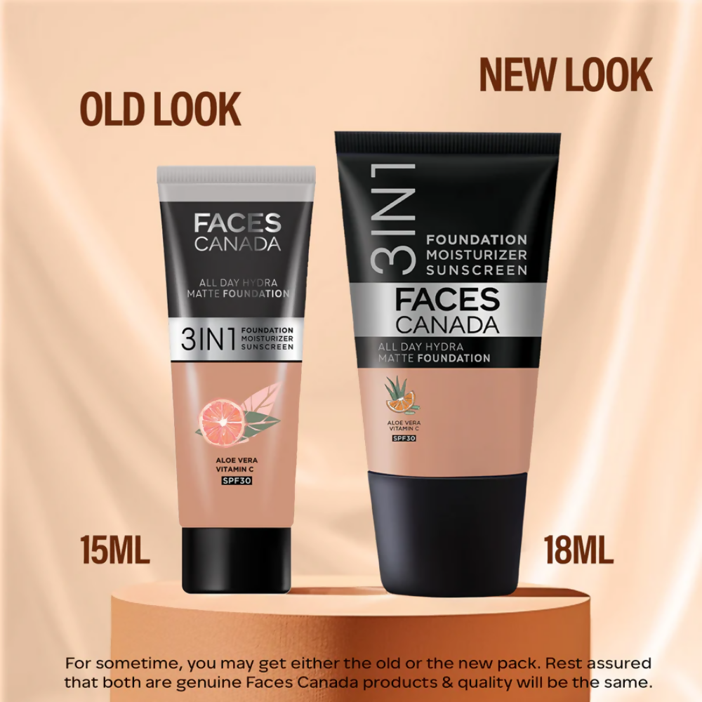Faces Canada All Day Hydra Matte Mini Foundation - Rose Ivory 011