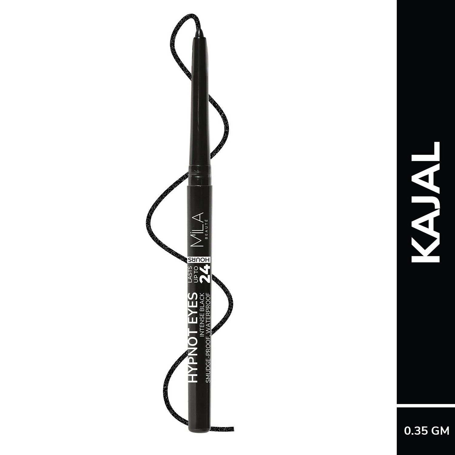 Mila Beaute Hypnoteyes Waterproof & Smudge-Proof 24Hrs Kajal