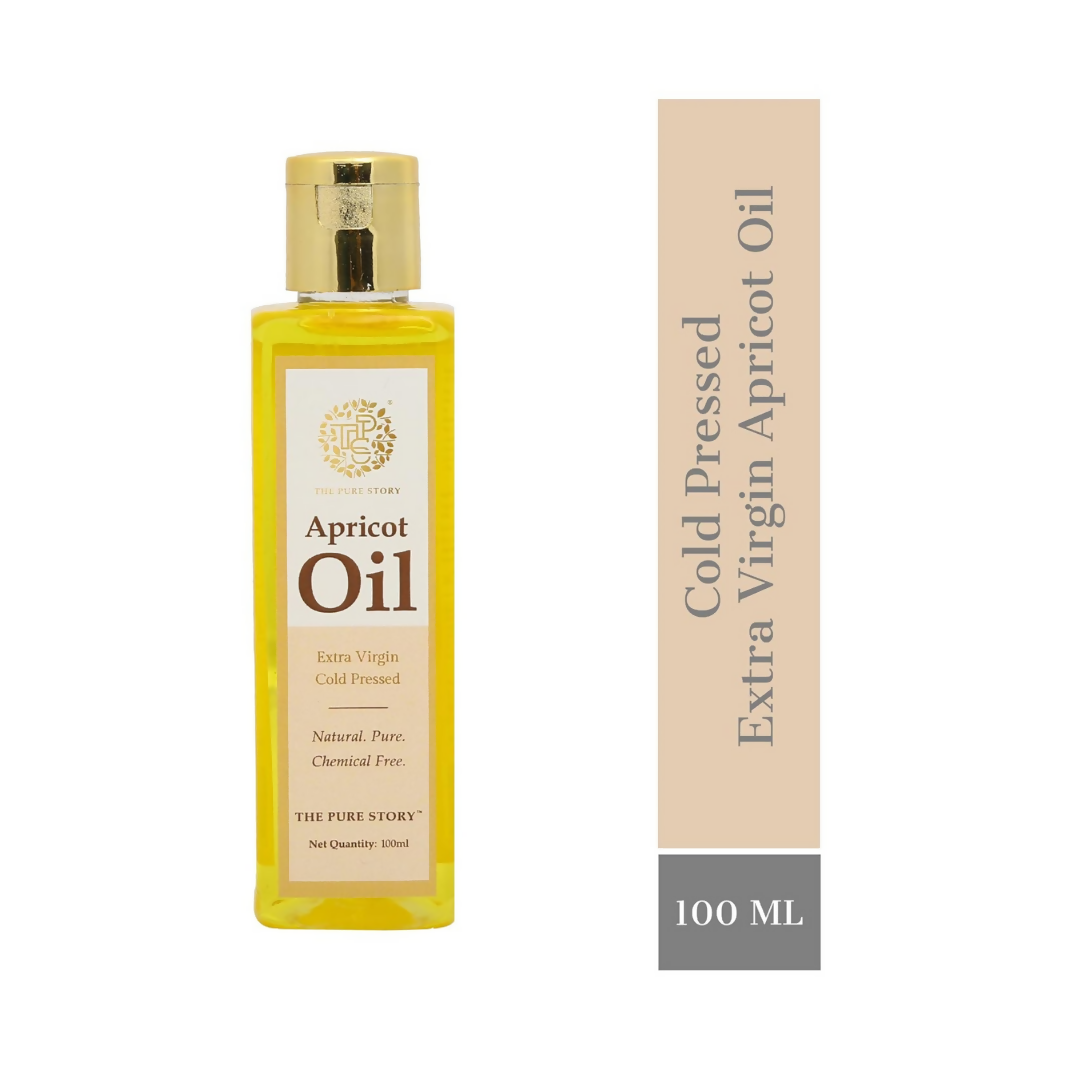 The Pure Story Natural Cold Pressed Apricot Hair Oil