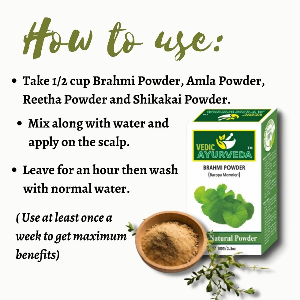 VedicAyurveda Brahmi Powder