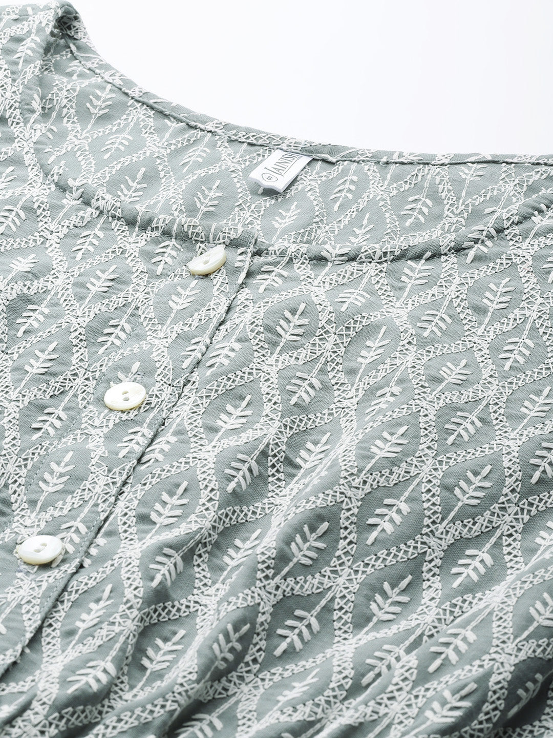 Women Chikankari Work Empire Top