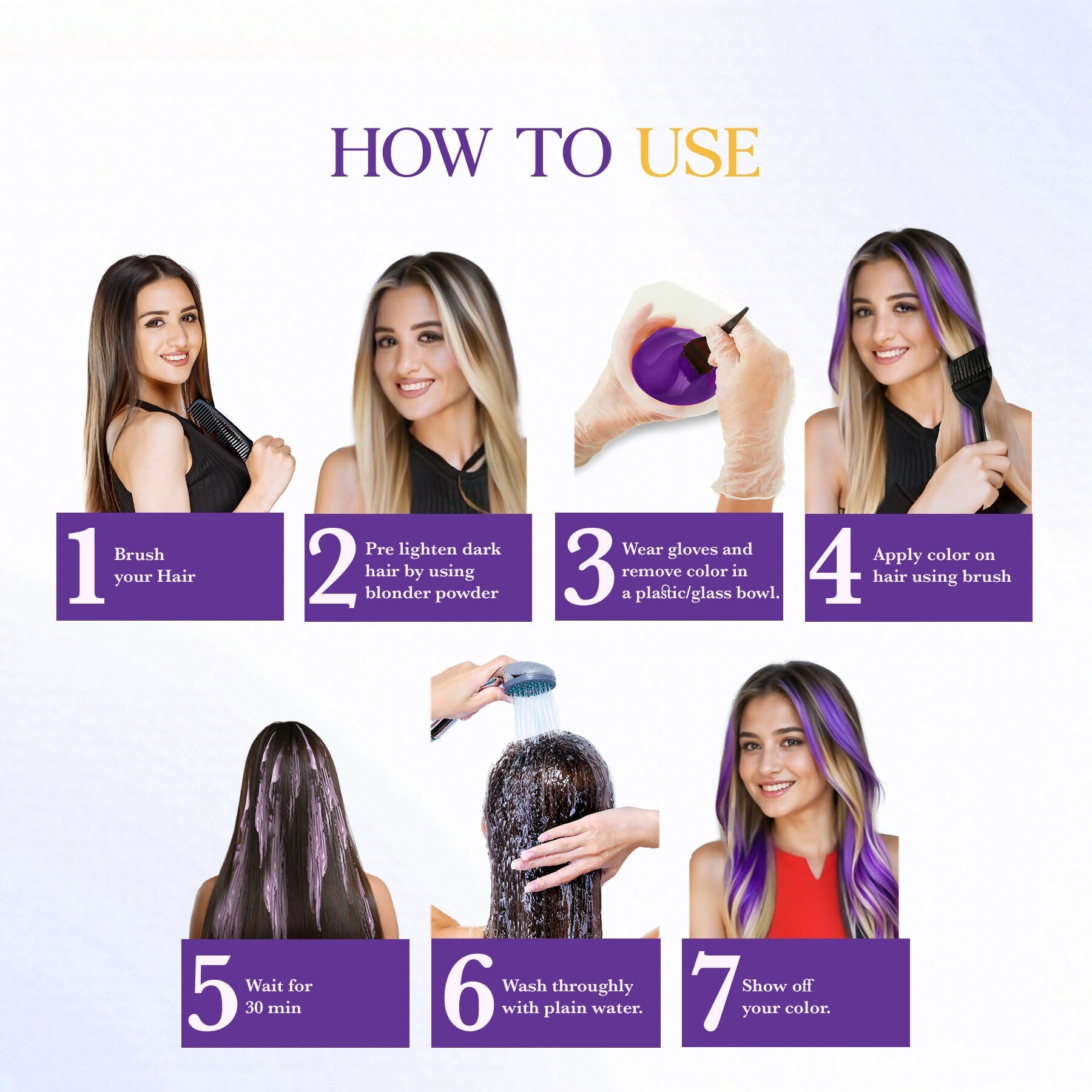 Cosglam Semi Permanent Hair Color for Women & Men (