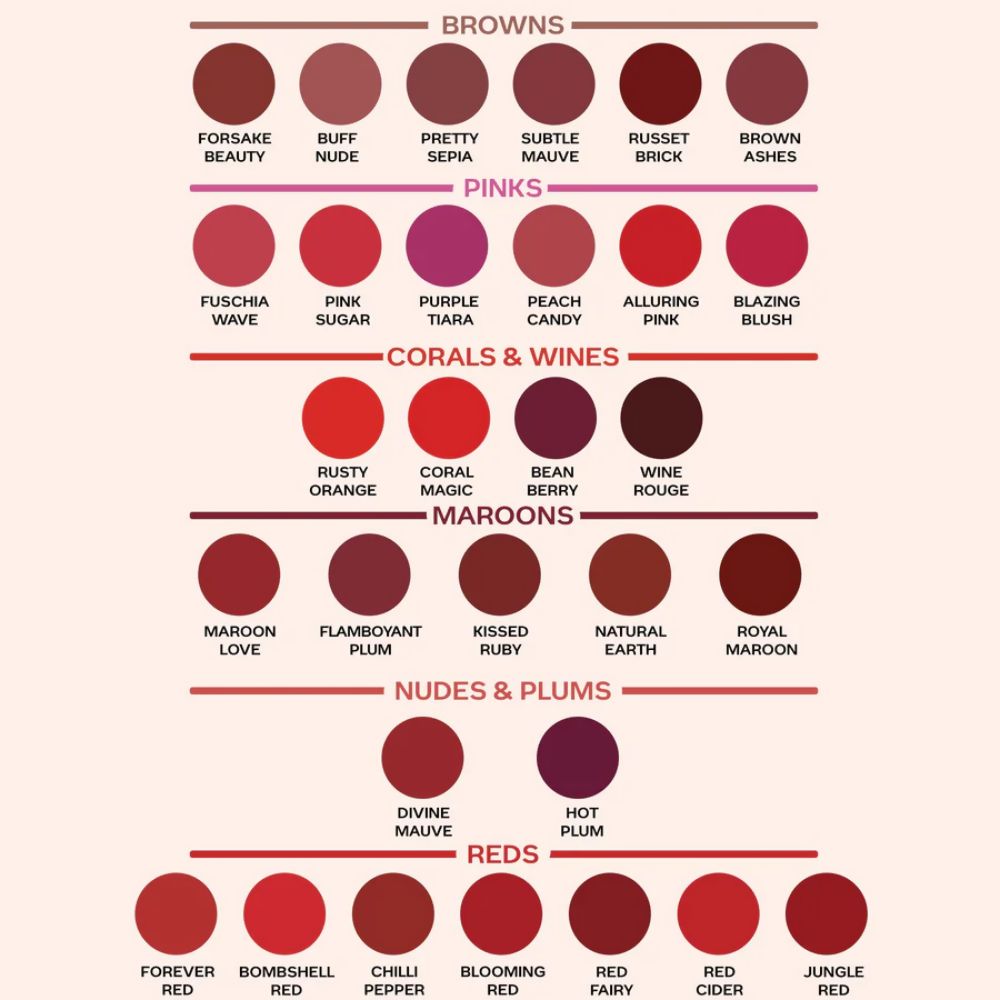 Faces Canada Weightless Matte Finish Lipstick - Blazing Blush 20