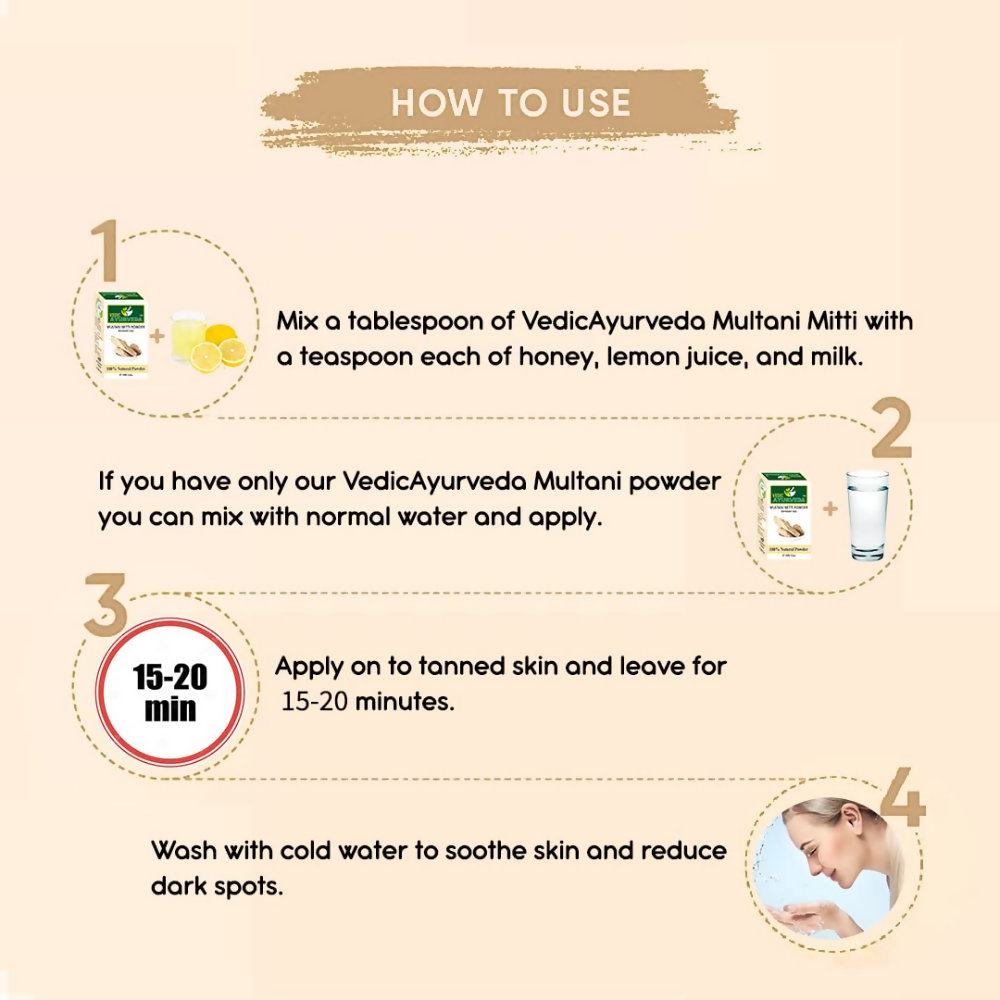 VedicAyurveda Multani Mitti Powder