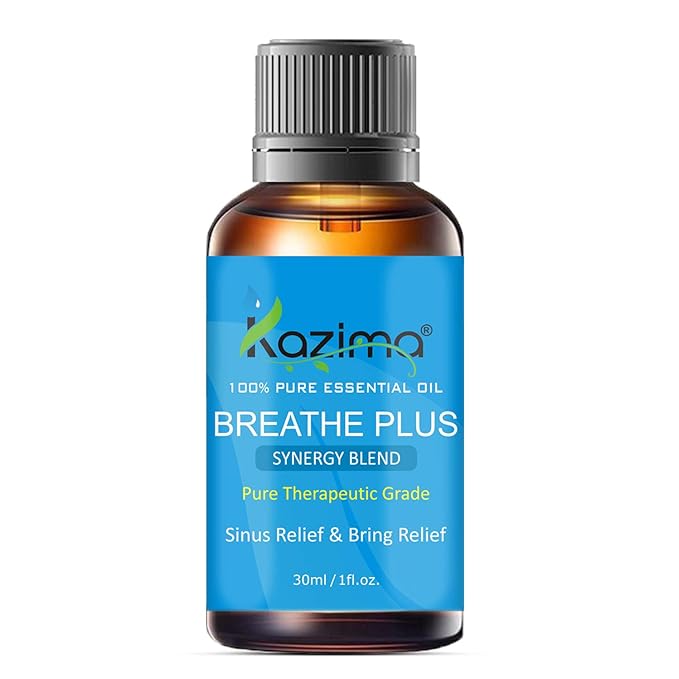 KAZIMA BREATHE PLUS BLEND ESSENTIAL Oil (30ml) Pure Therapeutic Grade