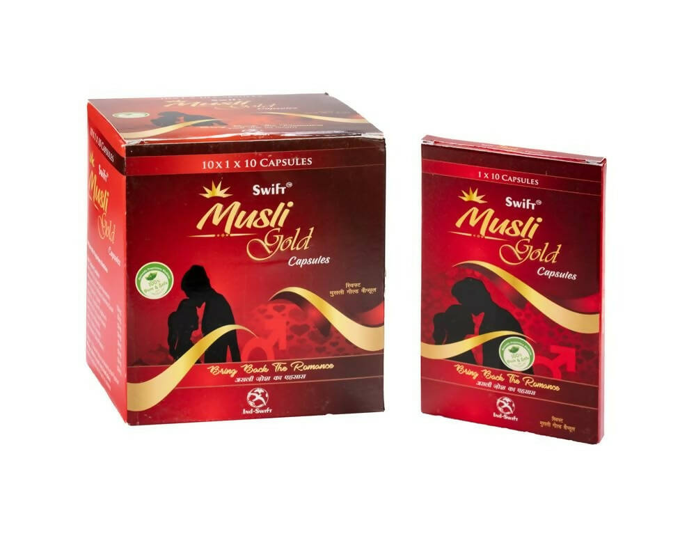 Ind-Swift Musli Gold Capsules For Men with Sj