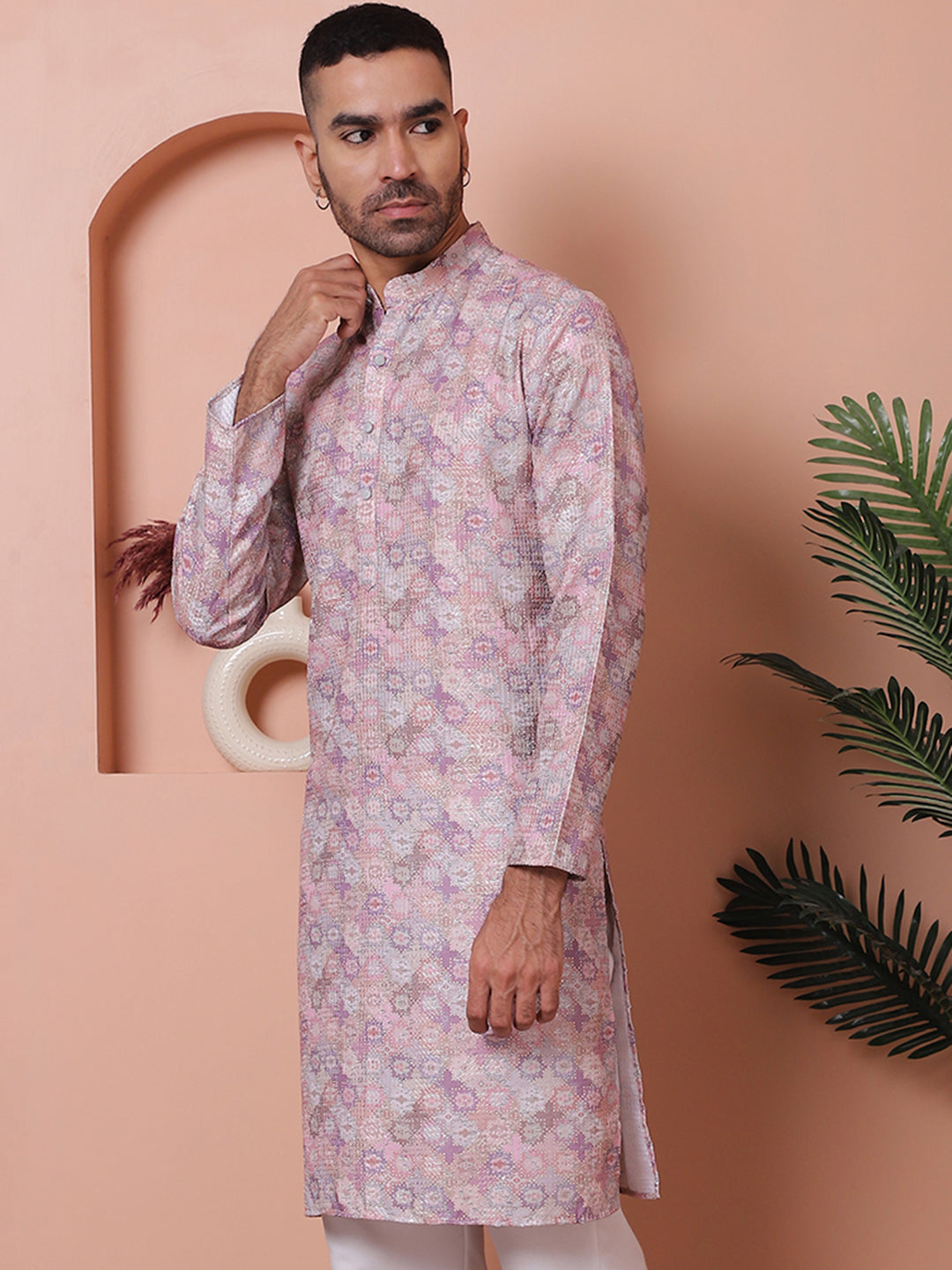 Men's Printed and Embroidered Kurtas