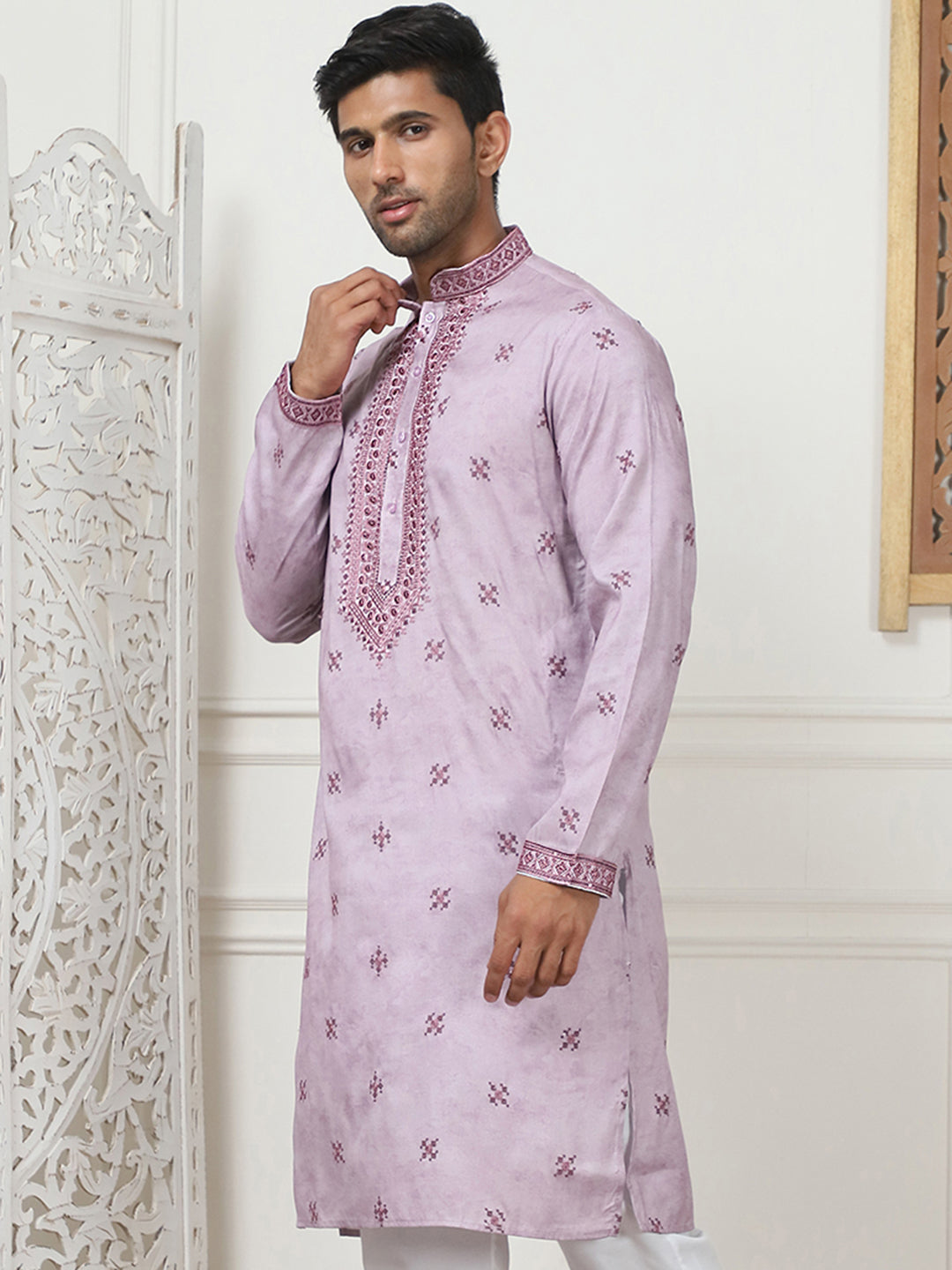 Men's Embroidered & Sequin Kurtas
