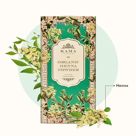 Kama Ayurveda Organic Henna Powder (100g Brown)