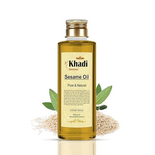 Khadi Omorose Sesame Carrier Oil (Pure & Coldpressed)