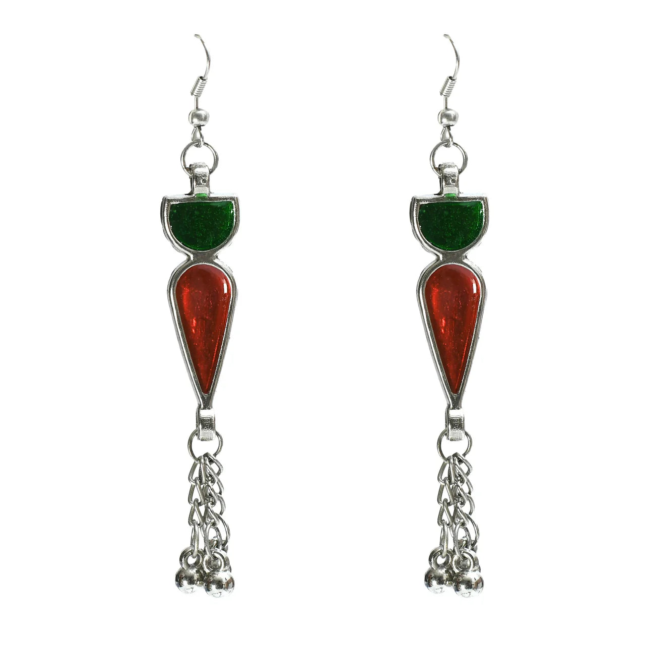 WOMENS MULTY COLOUR MINAKARI OXIDISED NACKLACE SET THZ046