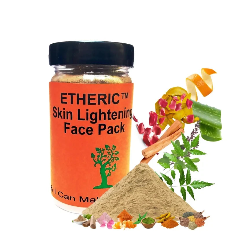 Etheric Skin Lightening Face Pack For Fair, Smooth , Blemish Free Skin With Anti Aging And Anti Tanning
